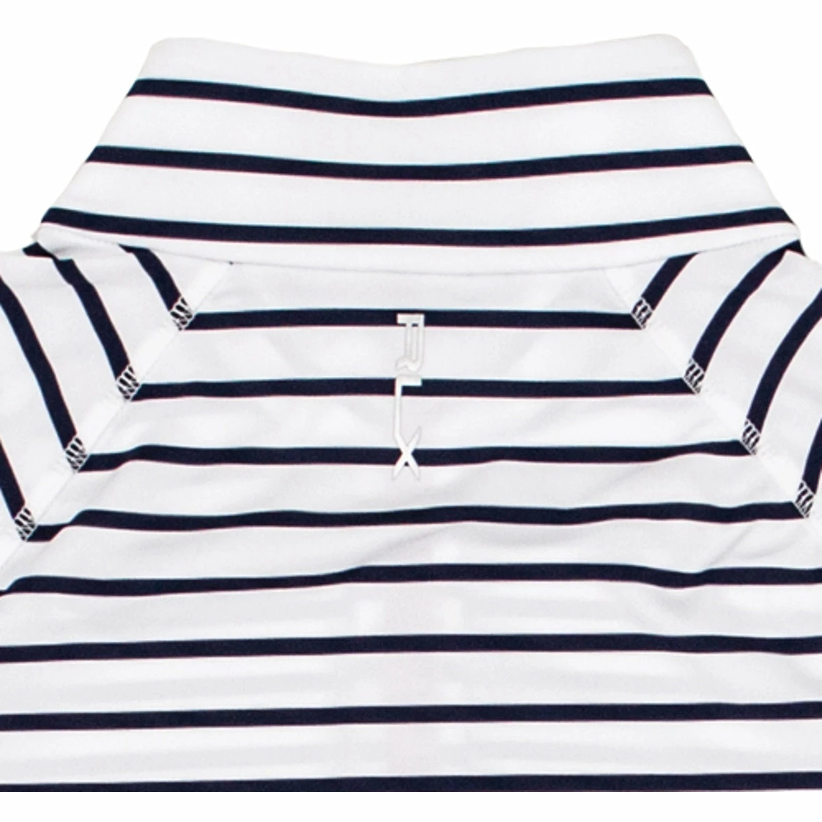 Polo Ralph Lauren RLX Ralph Lauren Printed UV Protection French Navy Strtipe Womens Golf 1/4 Zip 4 Polo Ralph Lauren RLX Ralph Lauren Printed UV Protection French Navy Strtipe Womens Golf 1/4 Zip - Image 2