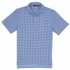 Polo Ralph Lauren RLX Ralph Lauren Printed Lightweight Airflow Blue Lagoon Mens Golf Polo -Clubs Shop 21579 BLULAGONCOURS e613f17d 8eac 459e bc3d 00530c03afa9
