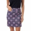 Golftini Uptown Girl 18in Womens Golf Skort -Clubs Shop 21754 NVYLPNKFLORL