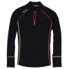 Polo Ralph Lauren RLX Ralph Lauren Scallop Collar Power Stretch Black Womens Golf 1/4 Zip