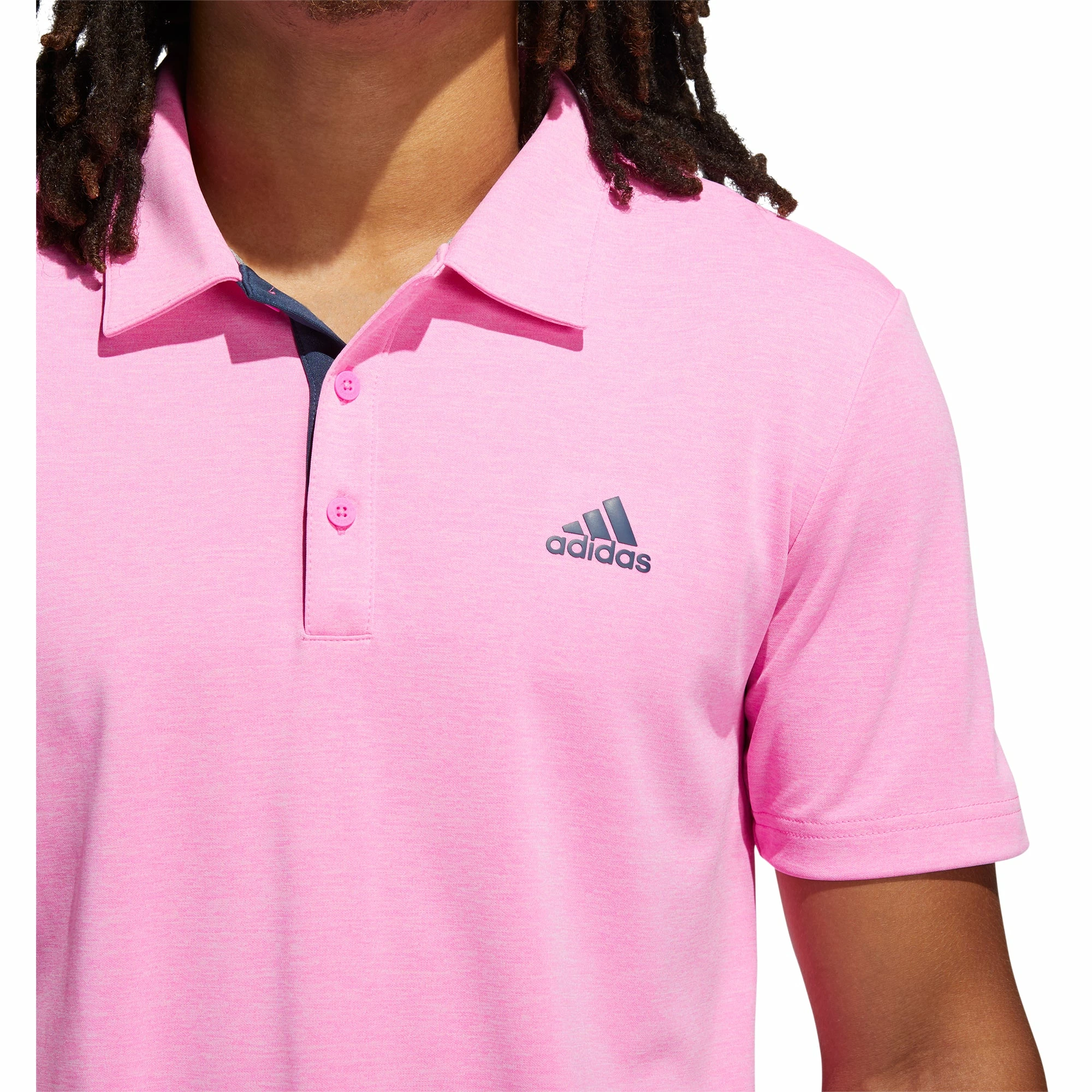 Adidas Golf Adidas Advantage Novelty Heathered Mens Golf Polo 12 Adidas Golf Adidas Advantage Novelty Heathered Mens Golf Polo - Image 10