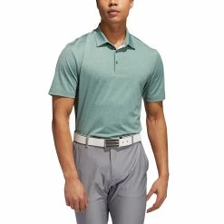 Adidas Golf Adidas Advantage Novelty Heathered Mens Golf Polo 23 Adidas Golf Adidas Advantage Novelty Heathered Mens Golf Polo -Clubs Shop 22000 TECHEMERALD