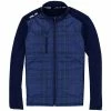 Polo Ralph Lauren RLX Ralph Lauren Printed CoolWool French Navy Mens Golf Jacket -Clubs Shop 22384 FNYPRNTWOVN