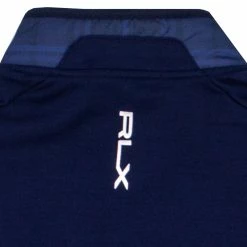 Polo Ralph Lauren RLX Ralph Lauren Printed CoolWool French Navy Mens Golf Jacket -Clubs Shop 22384 FNYPRNTWOVN 2