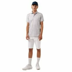J.Lindeberg J. Lindeberg KV Print Relaxed Fit JL HQ Grey Mens Golf Polo