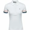 J.Lindeberg J. Lindeberg Stella White Womens Golf Polo -Clubs Shop 22408 WHITE0000