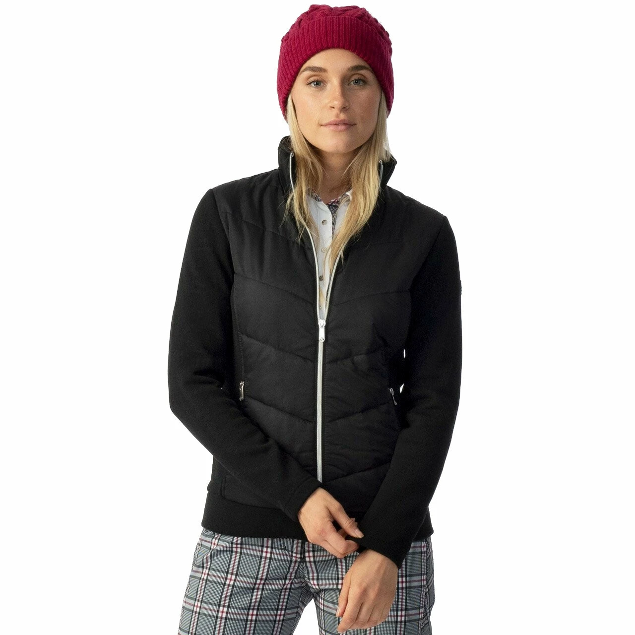 Daily Sports Karat Black Womens Golf Jacket 3 Daily Sports Karat Black Womens Golf Jacket