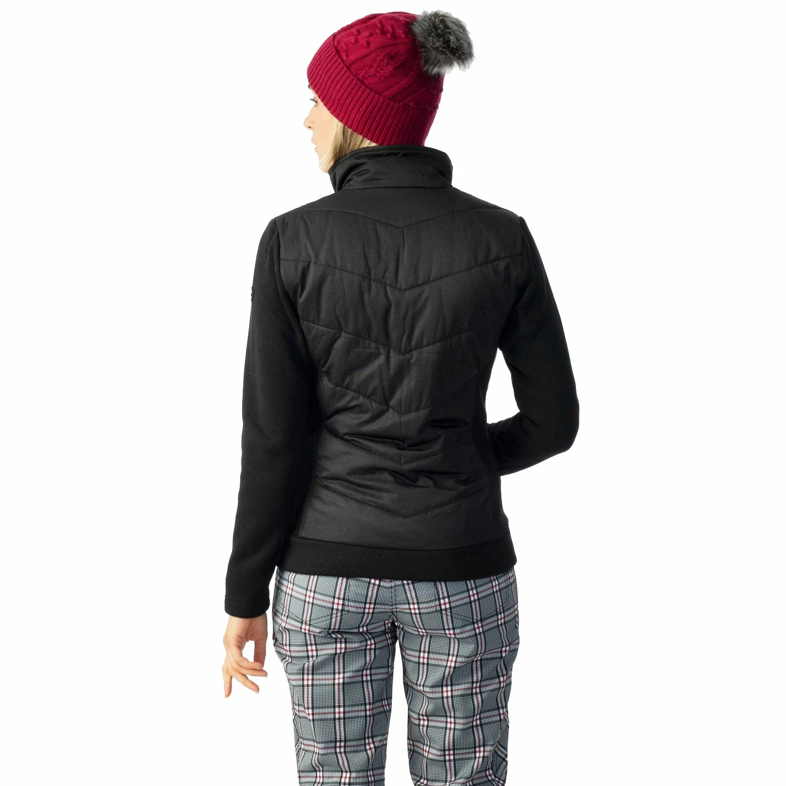 Daily Sports Karat Black Womens Golf Jacket 4 Daily Sports Karat Black Womens Golf Jacket - Image 2