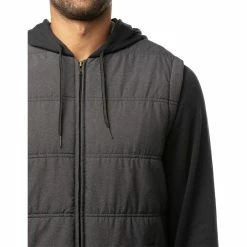 TravisMathew Scavenger Mens Golf Jacket -Clubs Shop 22681 HTHRBLACK0HBL 2