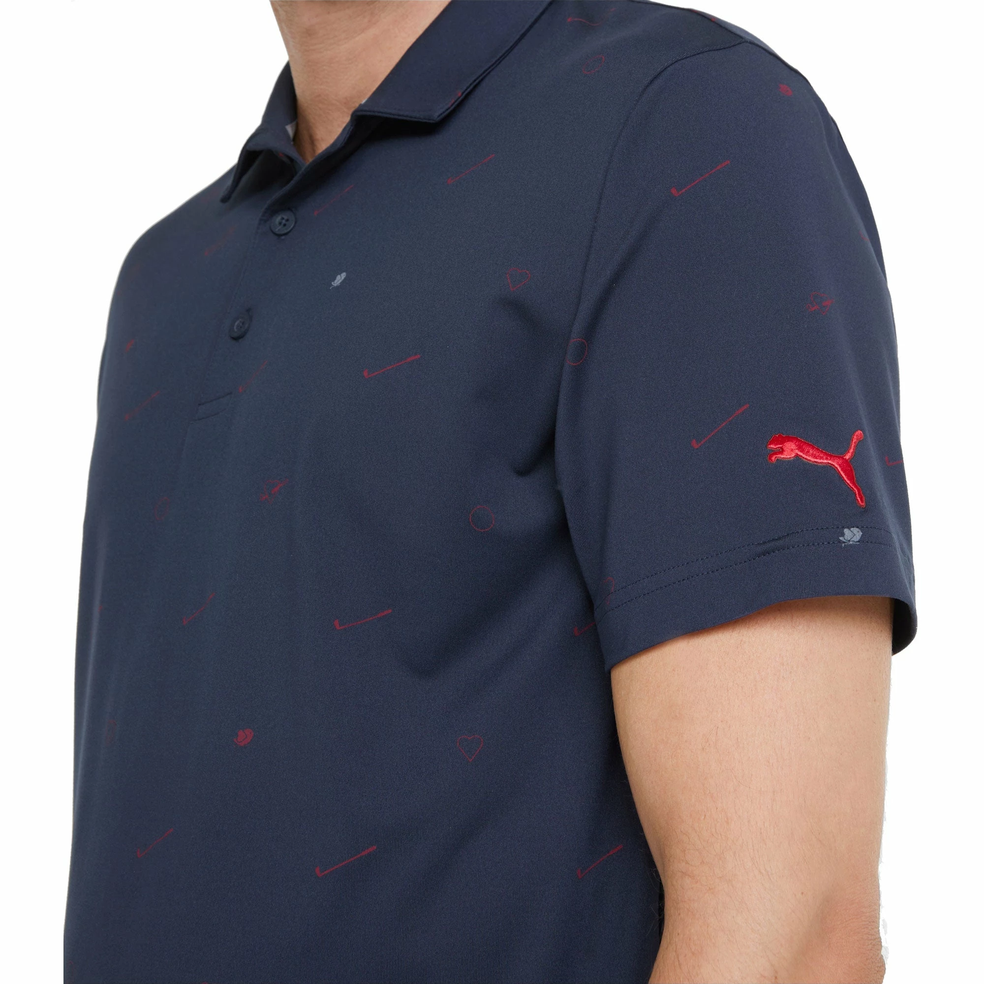 PUMA Golf Puma CLOUDSPUN Love Golf Mens Golf Polo 4 PUMA Golf Puma CLOUDSPUN Love Golf Mens Golf Polo - Image 2