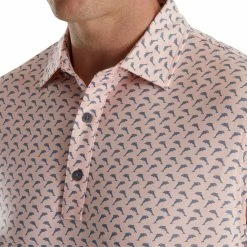FootJoy Lisle Leaping Dolphins Print Quartz Pink Mens Golf Polo -Clubs Shop 24738 QRTZPINKGRAPH 2 b2964d20 6a8e 4f52 abba 7b412169d699