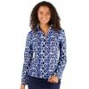 NVO Liba Mock Womens Golf 1/4 Zip -Clubs Shop 24815 NAVY400 e179efcd ae23 402a 9fac aa0436bc7ed5