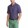 Polo Ralph Lauren RLX Ralph Lauren Printed Lightweight Airflow Jersey Floral Mens Golf Polo -Clubs Shop 24917 FLORALROYAL cad8525f 18a8 4f0a be9b 90ac31a2396d