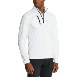 Polo Ralph Lauren RLX Ralph Lauren Driver Pure White Mens Golf 1/2 Zip