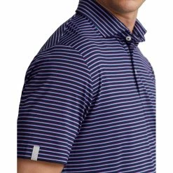 Polo Ralph Lauren RLX Ralph Lauren Lightweight Airflow Multi Stripe Hairline Navy Mens Golf Polo -Clubs Shop 24966 FRNAVYMULTI 1 6ec46e2c e04a 49de 8775 f46fe5e5ec7d