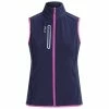 Polo Ralph Lauren RLX Ralph Lauren Techy Terry French Navy Womens Golf Vest -Clubs Shop 24987 FNVYVIVIDPNK
