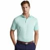 Polo Ralph Lauren RLX Ralph Lauren Yarn-Dye Featherweight Airflow April Green Mens Golf Polo -Clubs Shop 25023 APRILGREENWHT 55ff61cc 5a5d 45fd b70f 055ad68b2ea1
