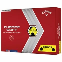 Callaway Chrome Soft Truvis Golf Balls - Dozen -Clubs Shop 25570 YELLOWBLK 4033850b 000b 4878 b021 6199750b9e81