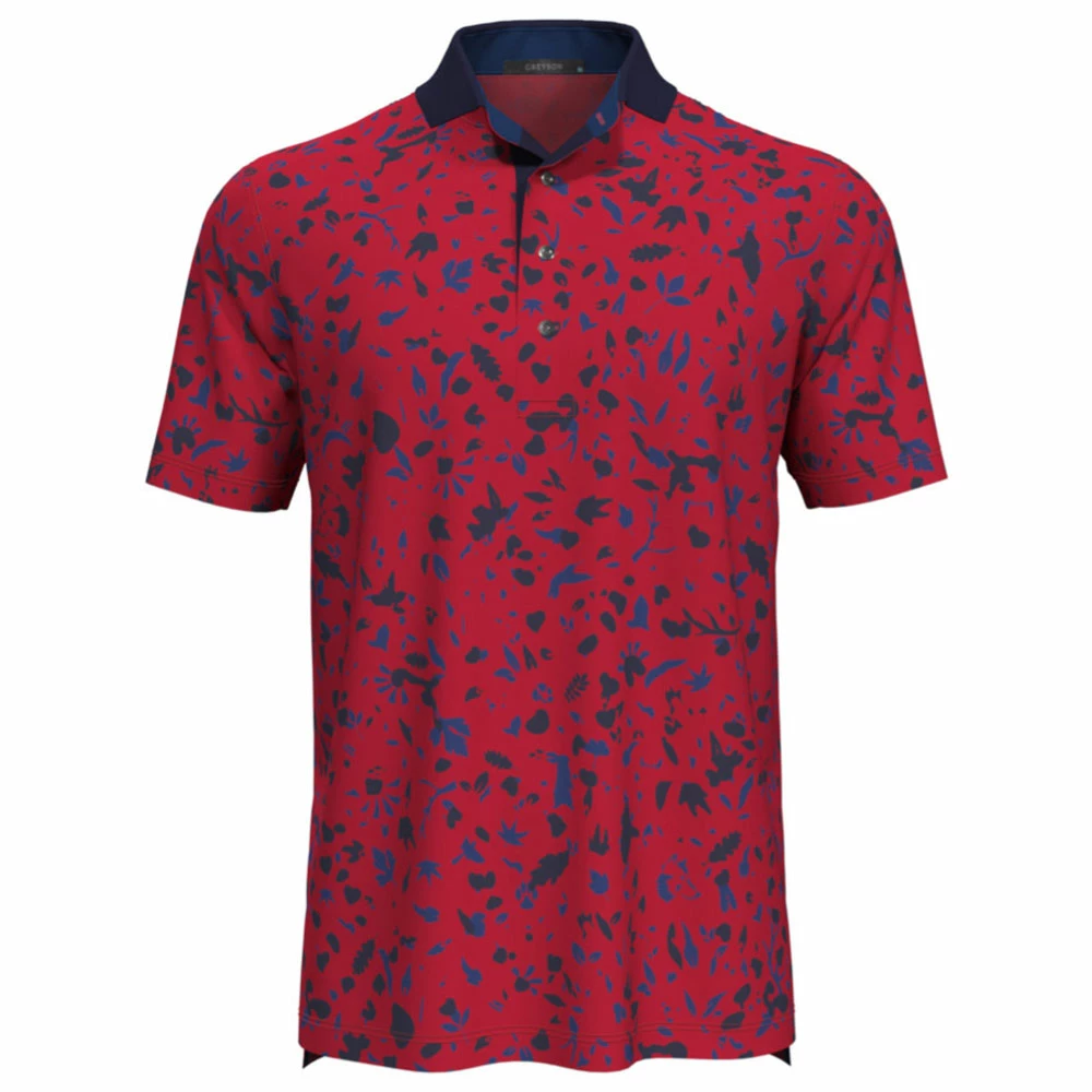 Greyson Wolf Forest Mens Golf Polo 3 Greyson Wolf Forest Mens Golf Polo