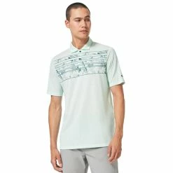 Oakley Azalea Stripe Mens Golf Polo -Clubs Shop 25792 BAYGRNHTR7TA d7a64d14 e157 42d3 9dc7 0eaccb010ef6