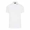 J.Lindeberg J. Lindeberg KV Regular Fit White Mens Golf Polo 1 J.Lindeberg J. Lindeberg KV Regular Fit White Mens Golf Polo -Clubs Shop 26200 WHITE0000