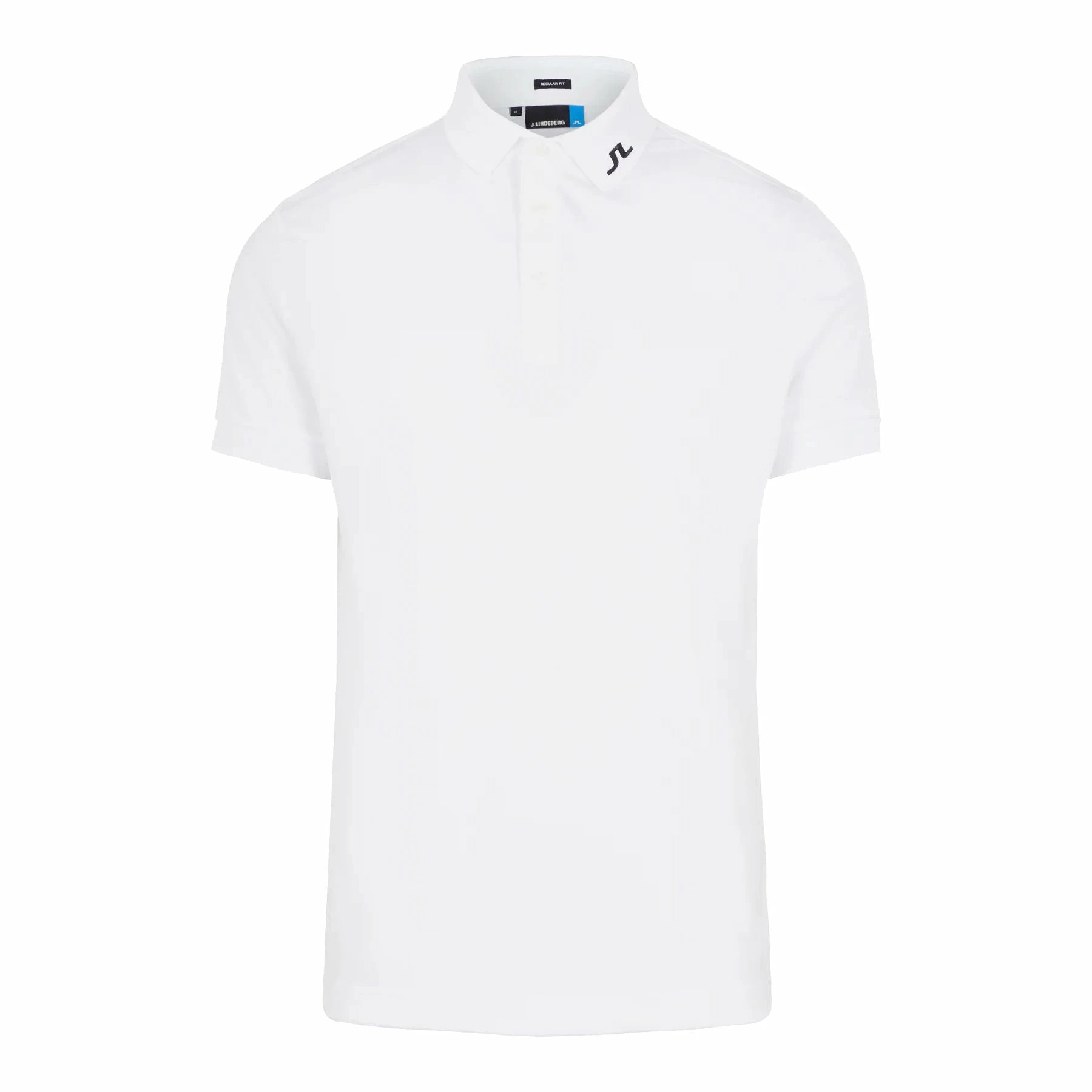 J.Lindeberg J. Lindeberg KV Regular Fit White Mens Golf Polo 3 J.Lindeberg J. Lindeberg KV Regular Fit White Mens Golf Polo