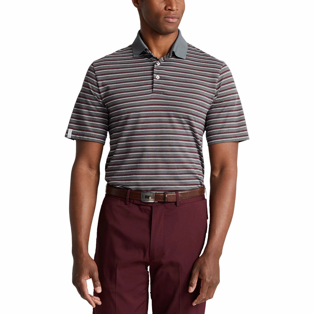 Polo Ralph Lauren RLX Ralph Lauren Tour Pique Barclay Heather Multi Mens Golf Polo 3 Polo Ralph Lauren RLX Ralph Lauren Tour Pique Barclay Heather Multi Mens Golf Polo