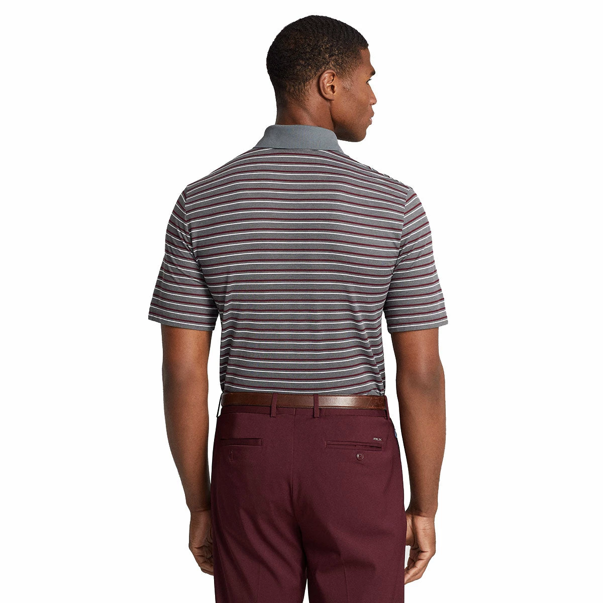 Polo Ralph Lauren RLX Ralph Lauren Tour Pique Barclay Heather Multi Mens Golf Polo 4 Polo Ralph Lauren RLX Ralph Lauren Tour Pique Barclay Heather Multi Mens Golf Polo - Image 2