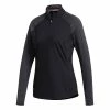 Adidas Golf Adidas UV Solid Black Grey Womens Golf 1/2 Zip -Clubs Shop 26943 BLACKGREY 82d7e0a2 7109 45d4 b2a8 e588bbba72f7