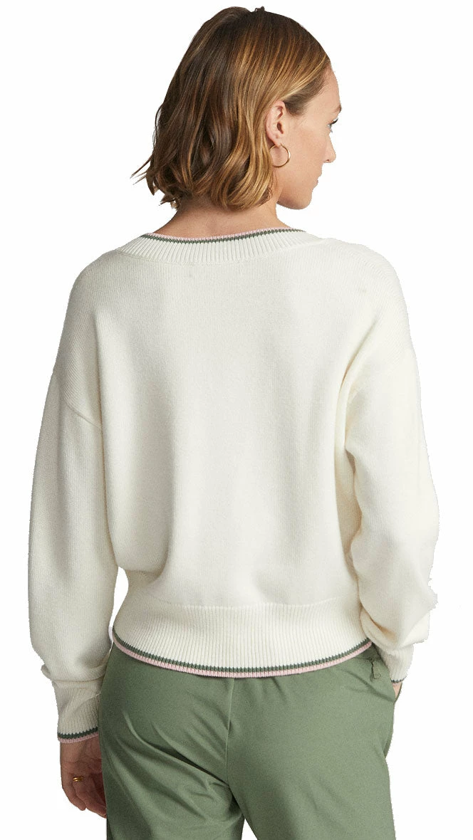 Polo Ralph Lauren RLX Ralph Lauren Wool-Blended Cricket Cream Multi Womens Golf Sweater 4 Polo Ralph Lauren RLX Ralph Lauren Wool-Blended Cricket Cream Multi Womens Golf Sweater - Image 2