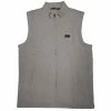 TravisMathew Interlude Heather Sleet Mens Golf Puffer Vest -Clubs Shop 27050 HTHRSLEET0HSL
