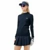 J.Lindeberg J. Lindeberg Alma Knitted Navy Womens Golf Sweater -Clubs Shop 30664 JLNAVY6855