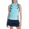 Lucky In Love Urbana Womens Golf Tank With Built-In Bra