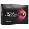 Titleist Pro V1 Pink Numbers Golf Balls - Dozen -Clubs Shop 85026
