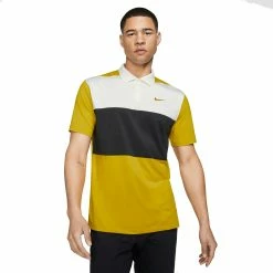 Nike Golf Nike Dri Fit Color Block Vapor Mens Golf Polo -Clubs Shop AV4180 393SAFSAILBK