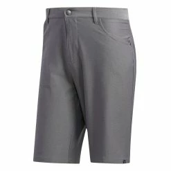Adidas Golf Adidas Ultimate365 Heather Grey FIve Pocket Mens Golf Shorts