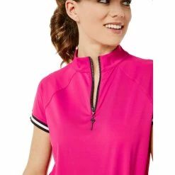 Belyn Key Sport Womens Short Sleeve Golf Polo 7 Belyn Key Sport Womens Short Sleeve Golf Polo -Clubs Shop TSS0510 RSB 2