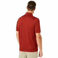 Oakley Perforated Mens Short Sleeve Golf Polo -Clubs Shop 10839 80UIRONRED 1