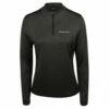 Oakley Balata Long Sleeve Womens Golf 1/4 Zip -Clubs Shop 10844 02HBLACKOUT