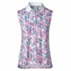 Daily Sports Patty White Womens Sleeveless Golf Polo 2 Daily Sports Patty White Womens Sleeveless Golf Polo -Clubs Shop 11432 100WHITE