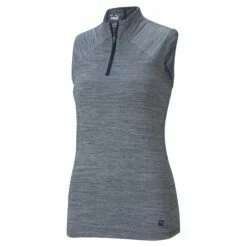 PUMA Golf Puma Daily Mockneck Womens Sleeveless Golf Polo 11 PUMA Golf Puma Daily Mockneck Womens Sleeveless Golf Polo -Clubs Shop 11533 NAVYBLZRHTHR 8d5b676d 402a 4aaa 87e7 b14b4e72c79e