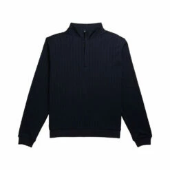 FootJoy Drop Needle Half Zip Navy Mens Golf Pullover 9 FootJoy Drop Needle Half Zip Navy Mens Golf Pullover -Clubs Shop 11729 3