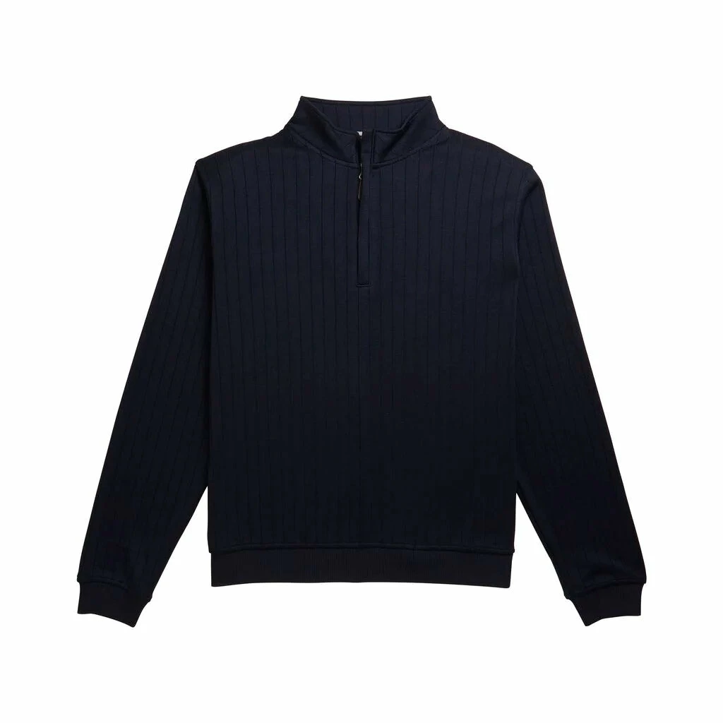 FootJoy Drop Needle Half Zip Navy Mens Golf Pullover 6 FootJoy Drop Needle Half Zip Navy Mens Golf Pullover - Image 4
