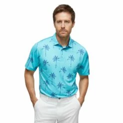 Devereux Proper Threads Big Palm Mens Golf Polo