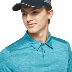 Oakley Gradient Gravity 2.0 Mens Golf Polo -Clubs Shop 13050 98EWAVEBLUE 2 00cc6e00 9b49 4696 aa59 4de3850157f8