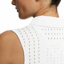 Nike Dri-FIT Ace Womens Sleeveless Golf Polo 9 Nike Dri-FIT Ace Womens Sleeveless Golf Polo -Clubs Shop 13293 100WHITE 3