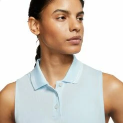 Nike Dri-FIT Victory Solid Womens Sleeveless Golf Polo -Clubs Shop 13304 449TOPAZMIST 1