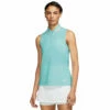 Nike Dri-FIT Victory Solid Womens Sleeveless Golf Polo -Clubs Shop 13304 LIGHTDEW382