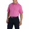 FootJoy Solid Lisle Self Collar Pink Mens Golf Polo -Clubs Shop 13491 a84208f6 2275 4e3b b52f 8254d21c1ae3