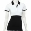 EP NY Work It Dash Dot Print Womens Golf Polo -Clubs Shop 16179 WHITEMULTI113 00daed37 b142 4fed 9730 49d74e3f7212